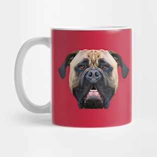 Bull Mastiff Low Poly Art Mug